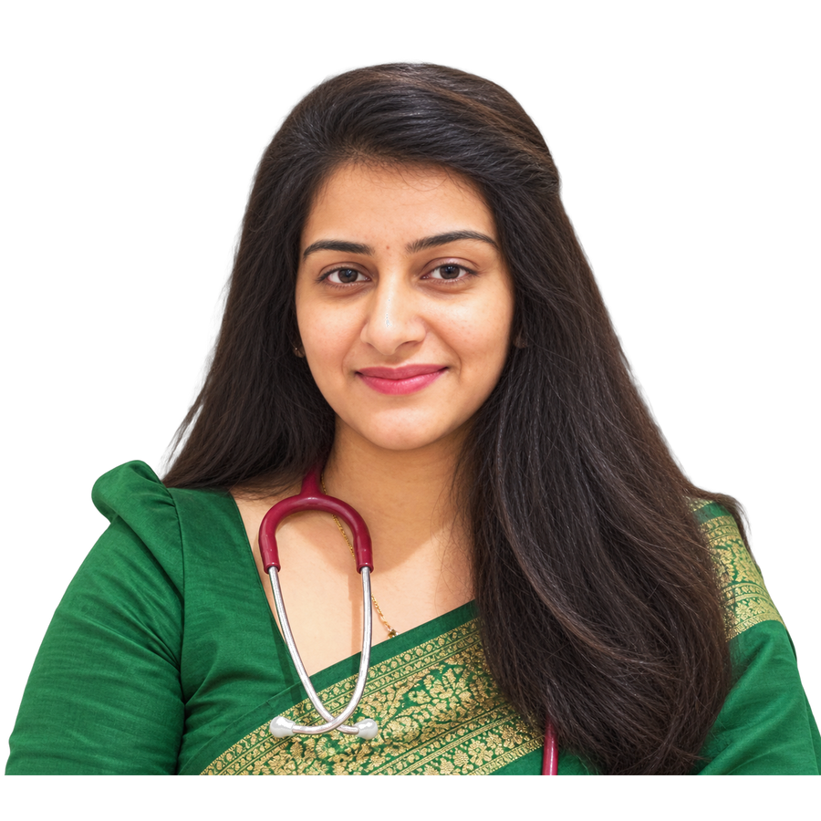 Dr. Soundarya S.V., Consultant Anaesthetist at Mookambika Modi Eye Hospital Tumkur